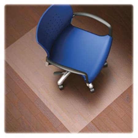 Hard Floor Chairmat; Rectangular;46 In. X 60 In.; Clear